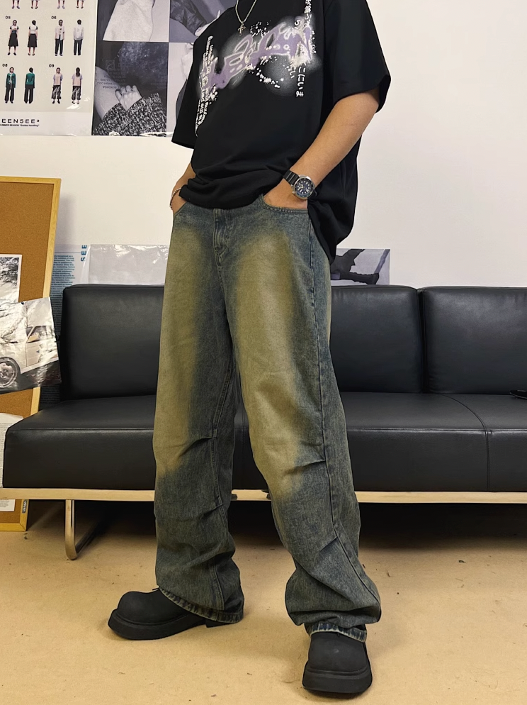 F3F Select Frayed Washed & Old Denim Jeans