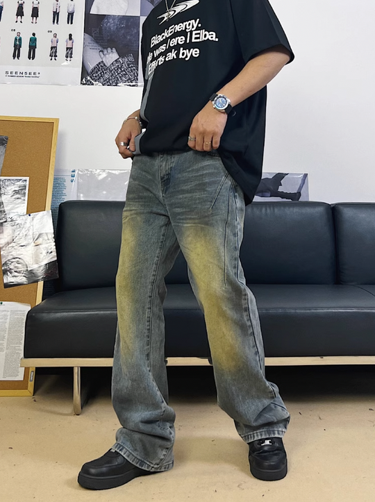 F3F Select Dirty Dyed Denim Jeans