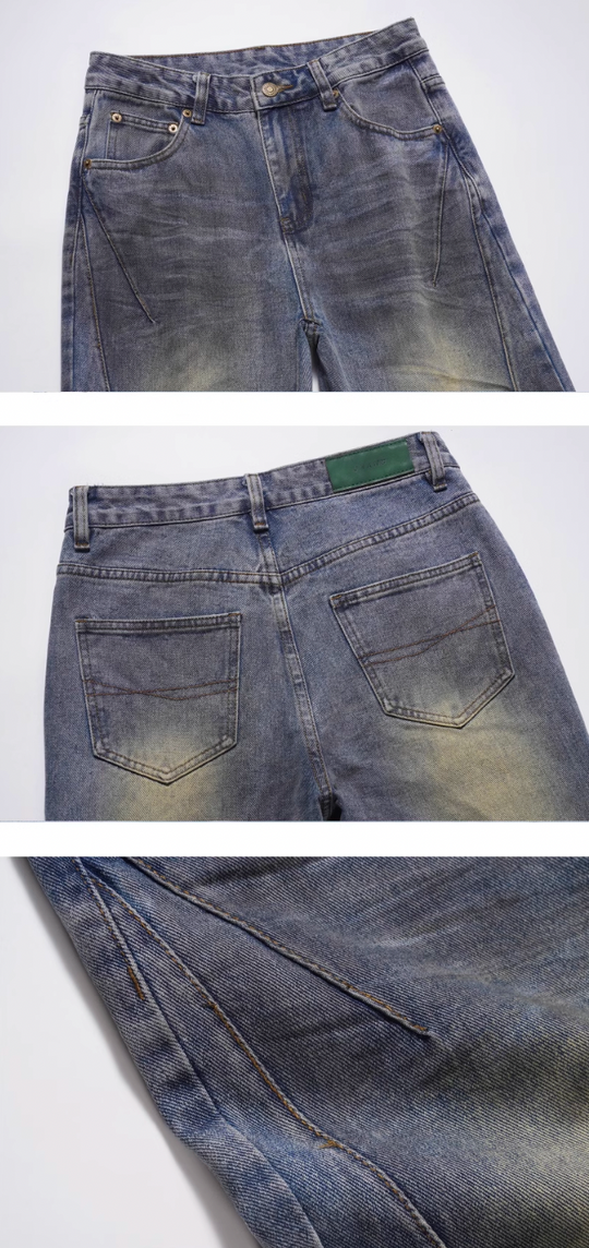 F3F Select Dirty Dyed Denim Jeans
