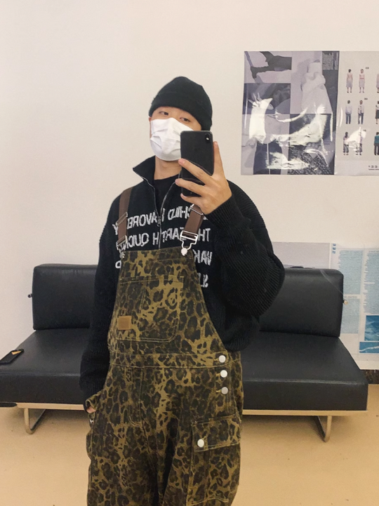 F3F Select Workwear Leopard Print Overall