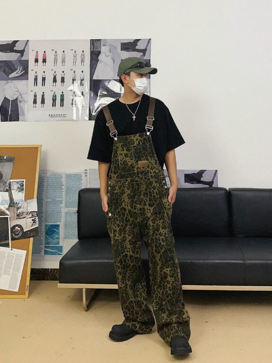 F3F Select Workwear Leopard Print Overall