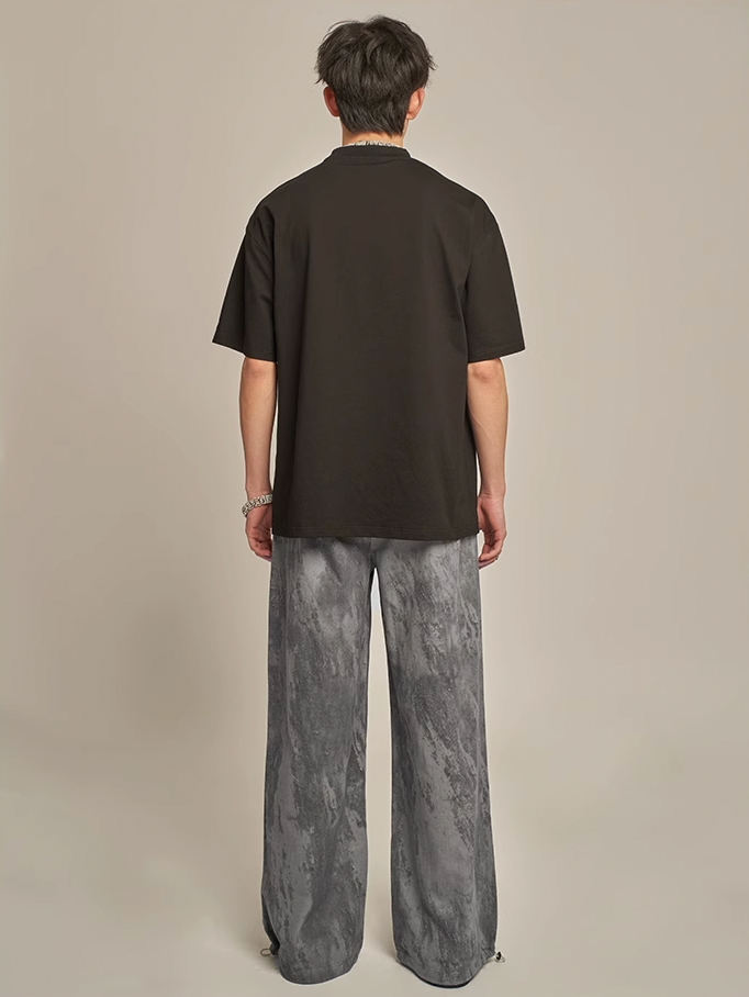 F3F Select Tie Dye Gray Drawstring Pants