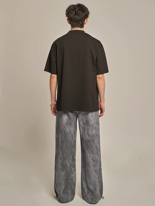F3F Select Tie Dye Gray Drawstring Pants