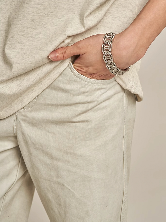 F3F Select Relaxed Straight Leg Casual Jeans