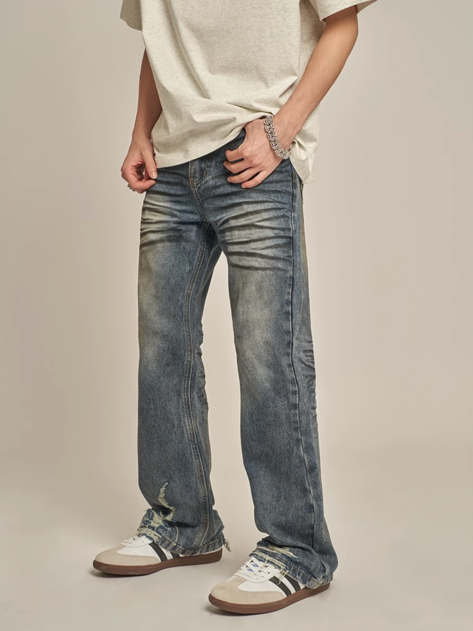 F3F Select Cat Whisker Frayed Jeans