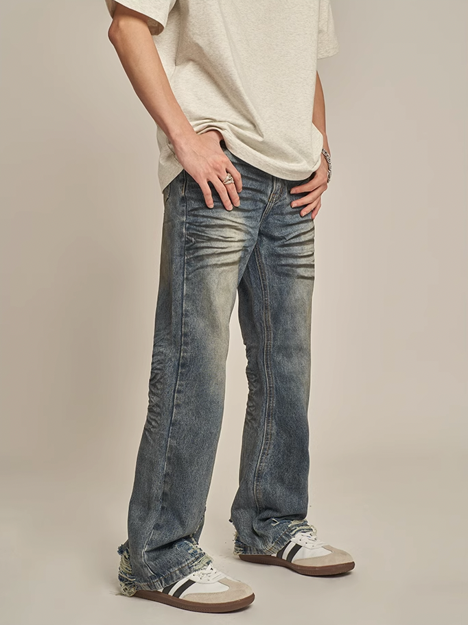 F3F Select Cat Whisker Frayed Jeans