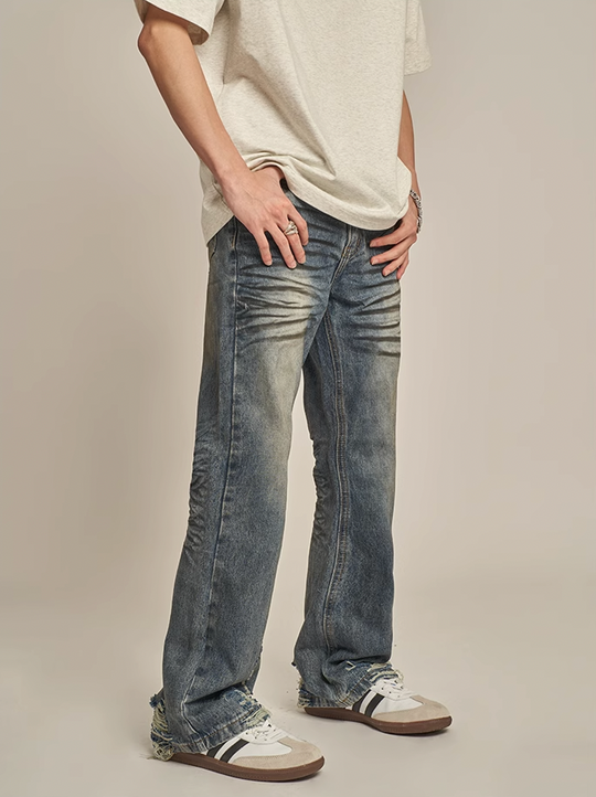 F3F Select Cat Whisker Frayed Jeans