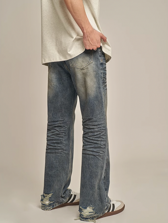 F3F Select Cat Whisker Frayed Jeans