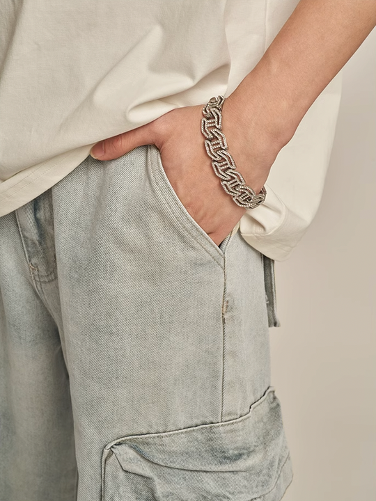 F3F Select Washed Multi Pocket Work Cargo Jeans