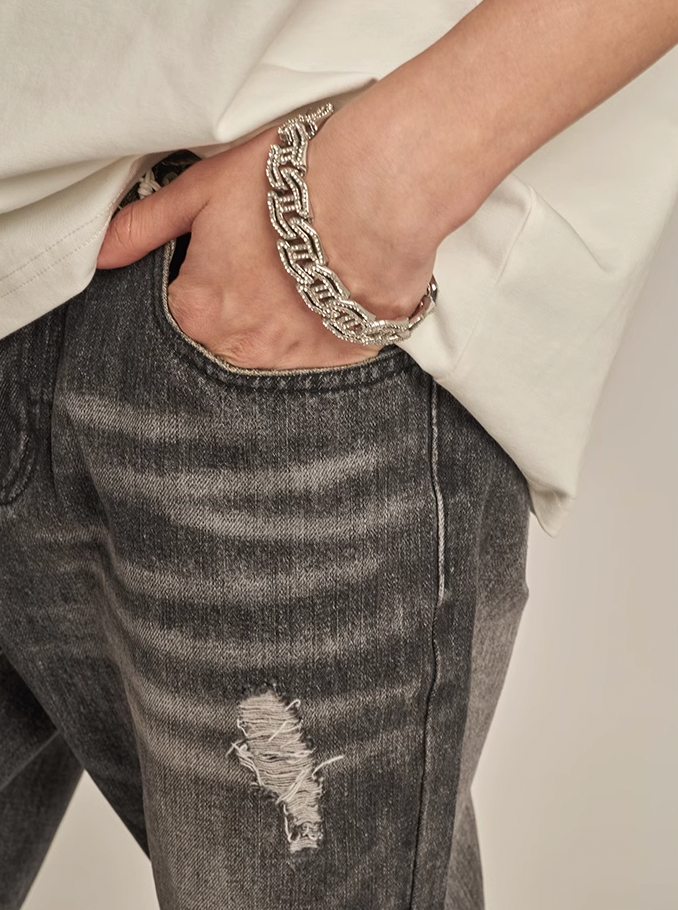 F3F Select Wide Leg Vintage Black Jeans