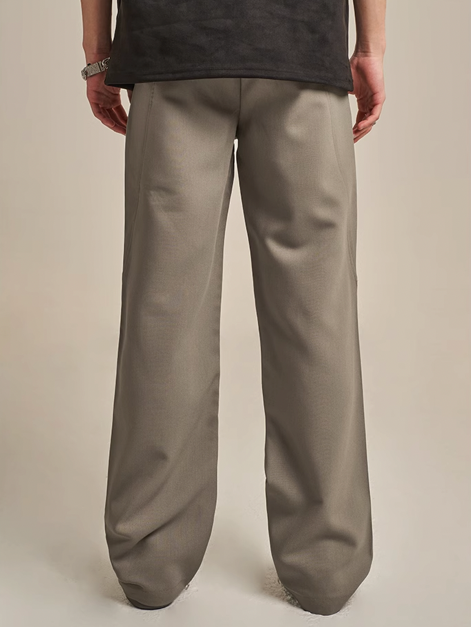 F3F Select Pleats & Stitch Zipper Pants