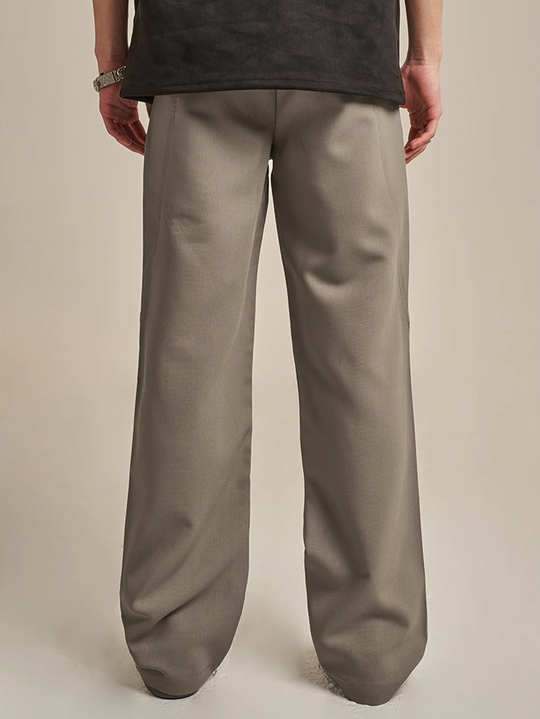 F3F Select Pleats & Stitch Zipper Pants