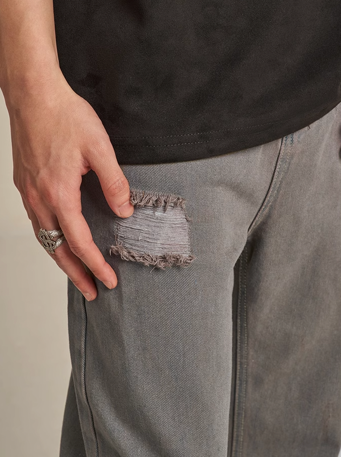 F3F Select Hole Straight Jeans