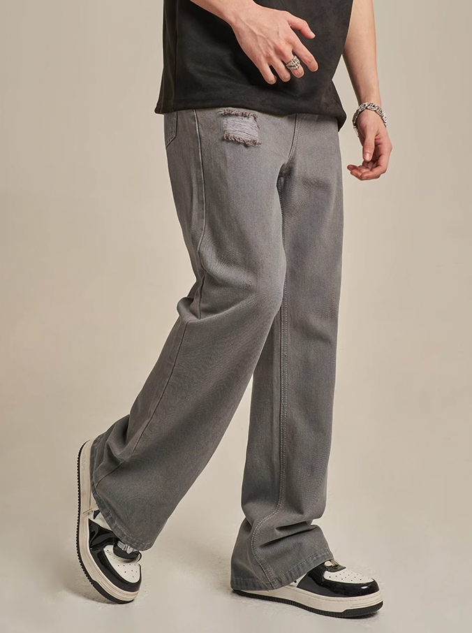 F3F Select Hole Straight Jeans