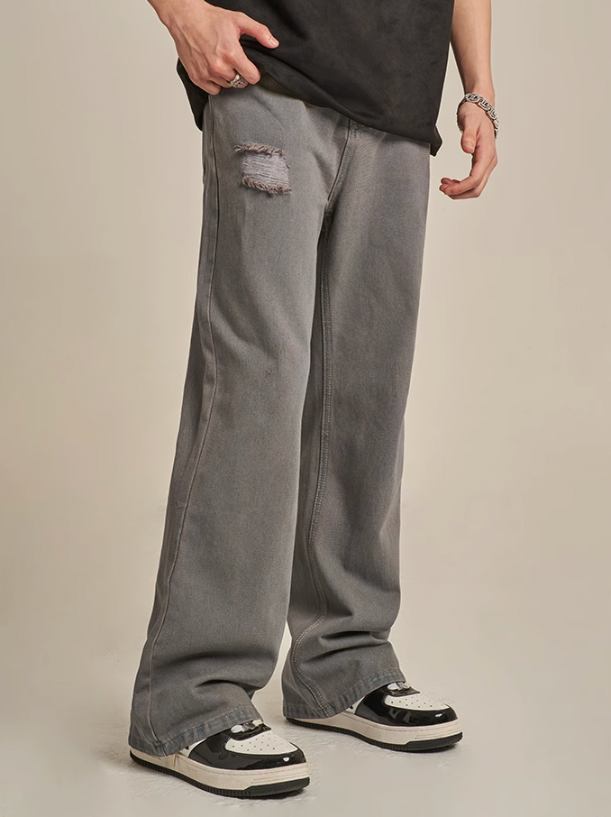 F3F Select Hole Straight Jeans