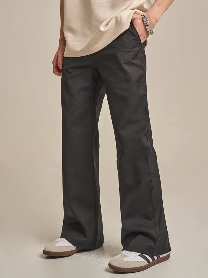 F3F Select Breathable Zipper Draped Micro Flare Pants