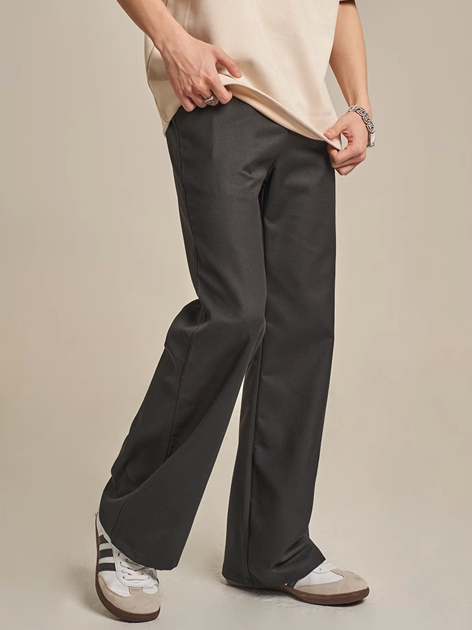 F3F Select Breathable Zipper Draped Micro Flare Pants