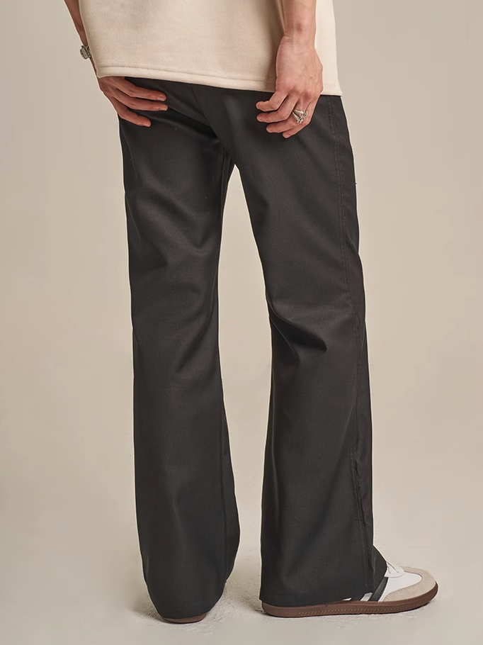 F3F Select Breathable Zipper Draped Micro Flare Pants