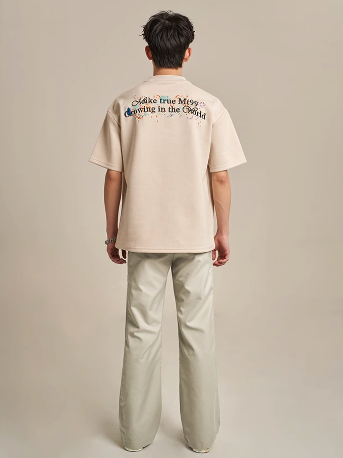 F3F Select Breathable Zipper Draped Micro Flare Pants