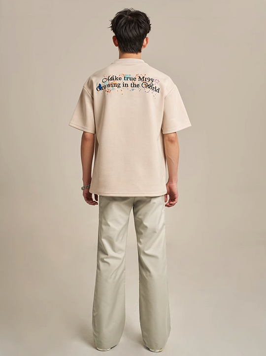 F3F Select Breathable Zipper Draped Micro Flare Pants