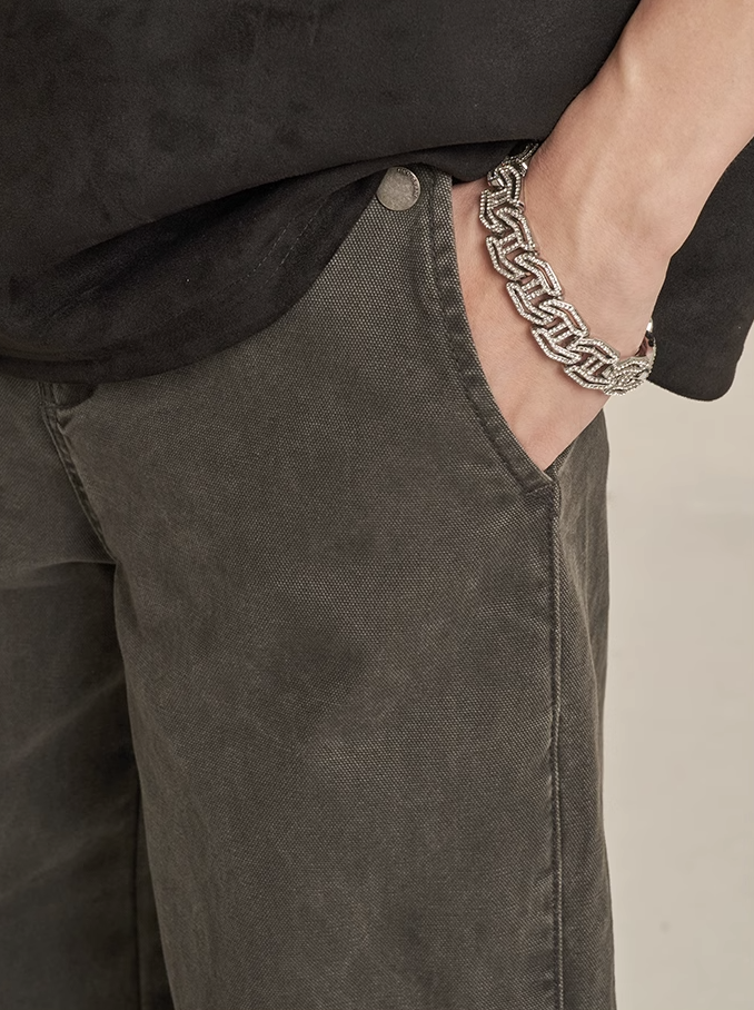 F3F Select Thin Section Button Pocket Jeans