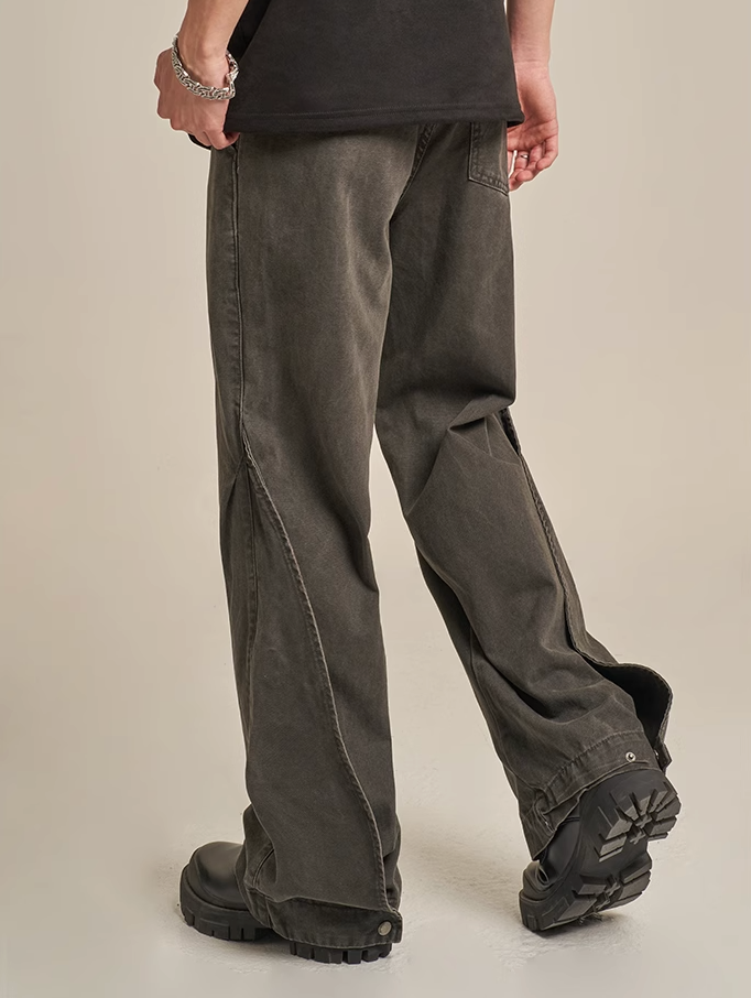 F3F Select Thin Section Button Pocket Jeans