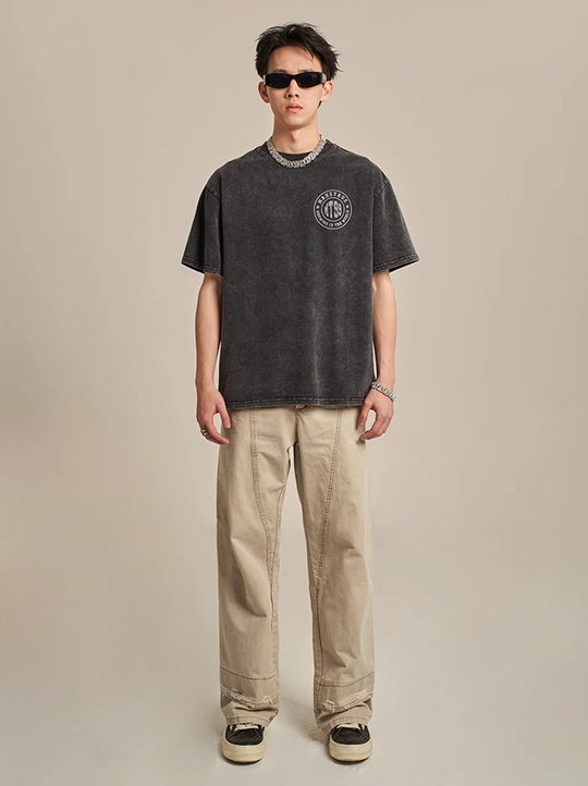 F3F Select Torn Design Patchwork Work Pants