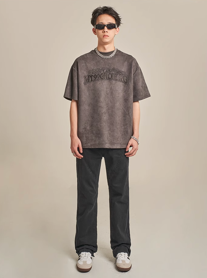 F3F Select Minimalist Silhouette Drape Stitch Pants