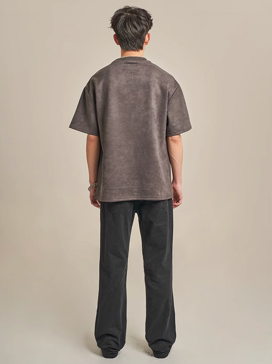 F3F Select Minimalist Silhouette Drape Stitch Pants