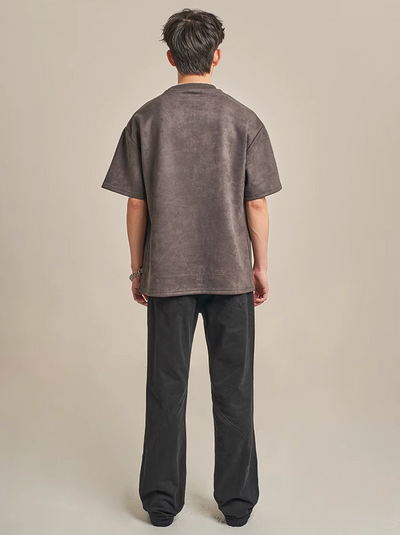 F3F Select Minimalist Silhouette Drape Stitch Pants