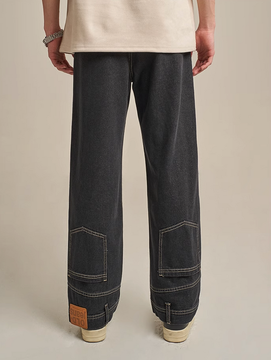F3F Select Reverse Design Inverted Jeans