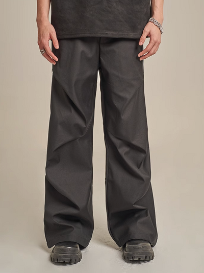 F3F Select Drape Black Suit Pants