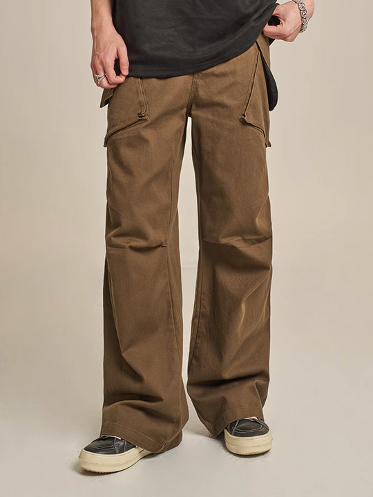 F3F Select Wide Leg Paper Bag Cargo Pants