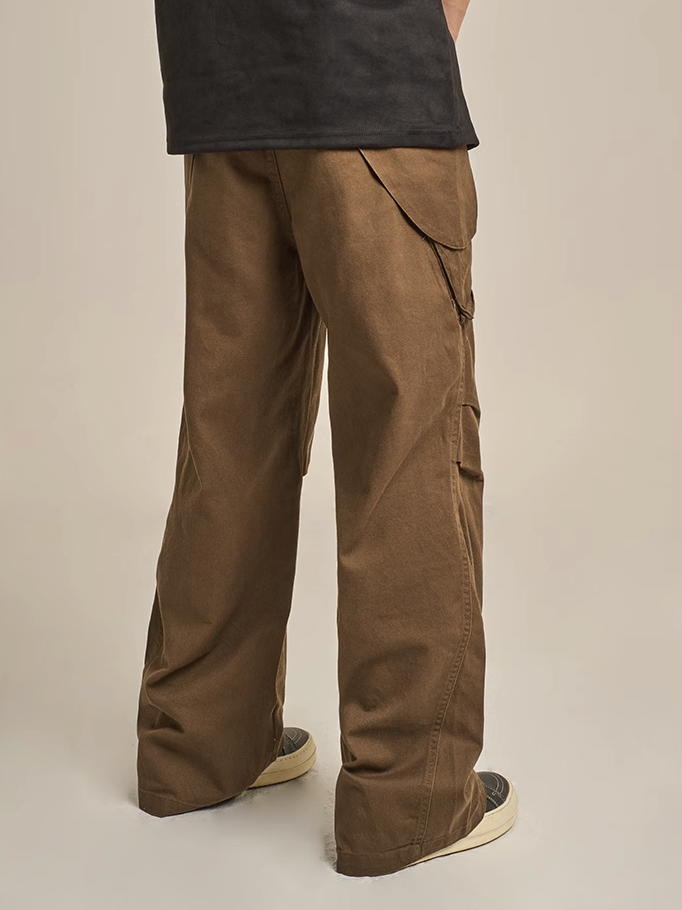 F3F Select Wide Leg Paper Bag Cargo Pants