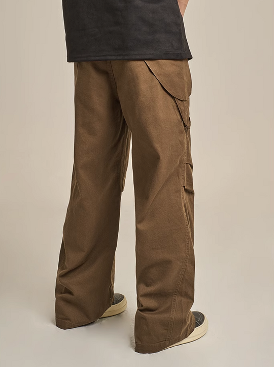 F3F Select Wide Leg Paper Bag Cargo Pants