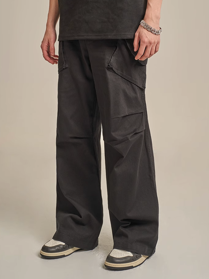 F3F Select Wide Leg Paper Bag Cargo Pants
