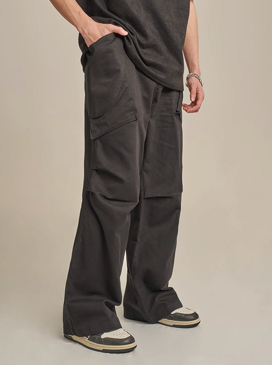 F3F Select Wide Leg Paper Bag Cargo Pants