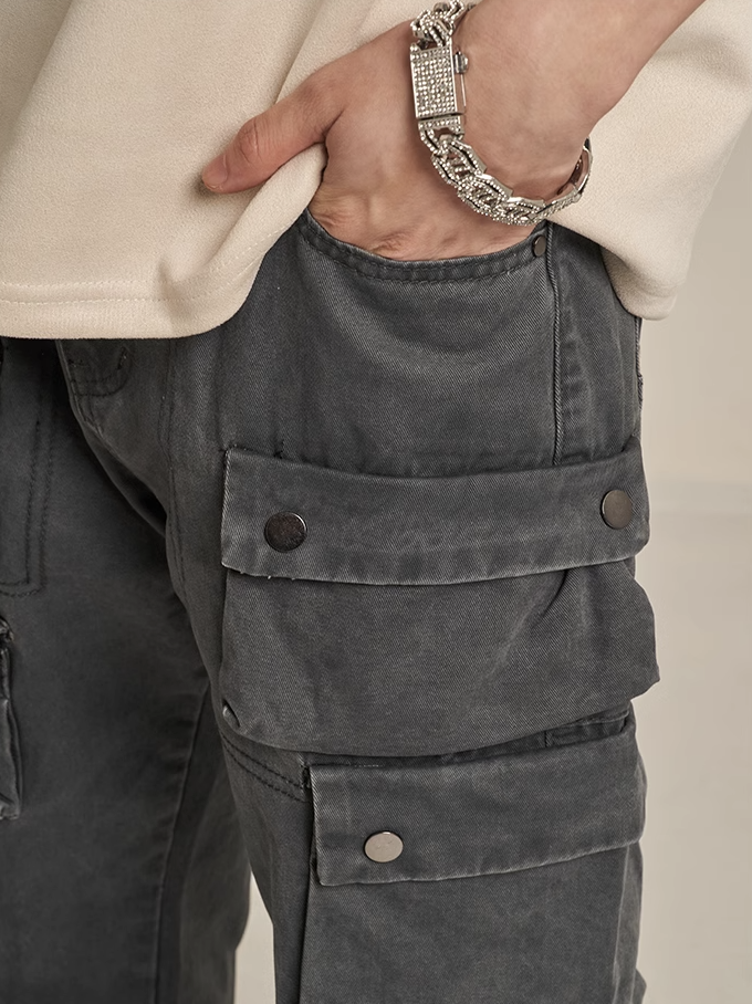 F3F Select Micro Stretch Multi Pocket Paratrooper Cargo Pants