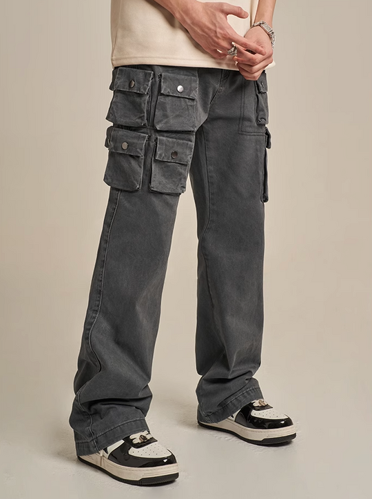 F3F Select Micro Stretch Multi Pocket Paratrooper Cargo Pants