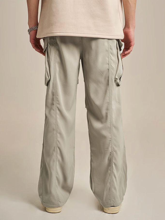 F3F Select Large Pockets Drape Cargo Pants