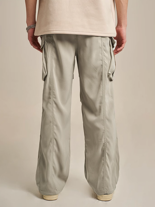 F3F Select Large Pockets Drape Cargo Pants