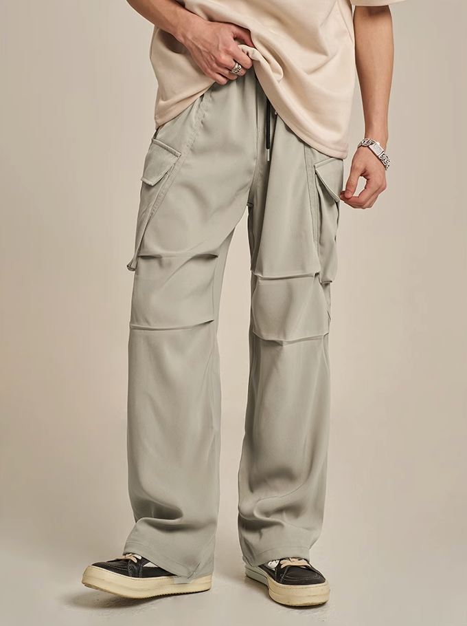 F3F Select Large Pockets Drape Cargo Pants