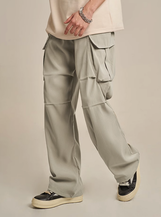 F3F Select Large Pockets Drape Cargo Pants