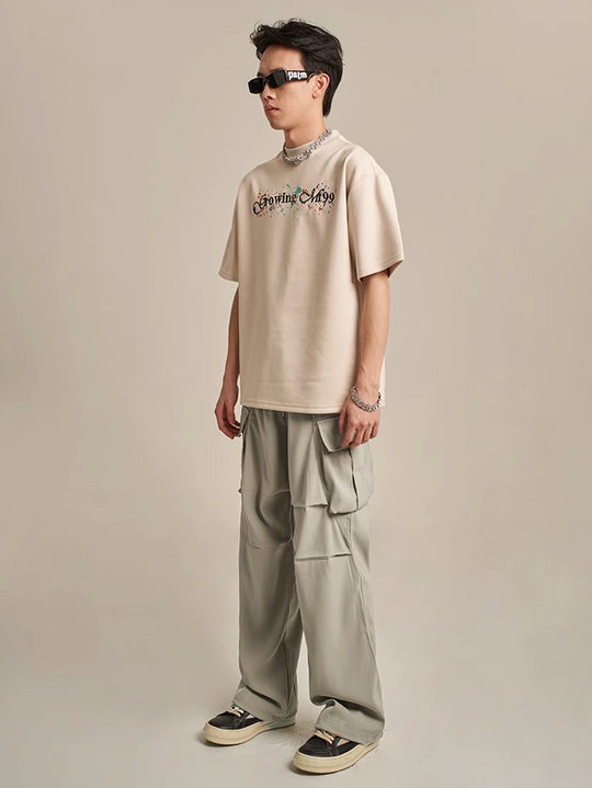 F3F Select Large Pockets Drape Cargo Pants