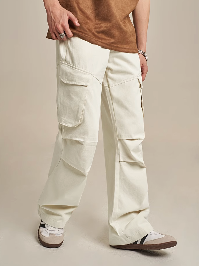 F3F Select Lazy Pleated Work Cargo Pants