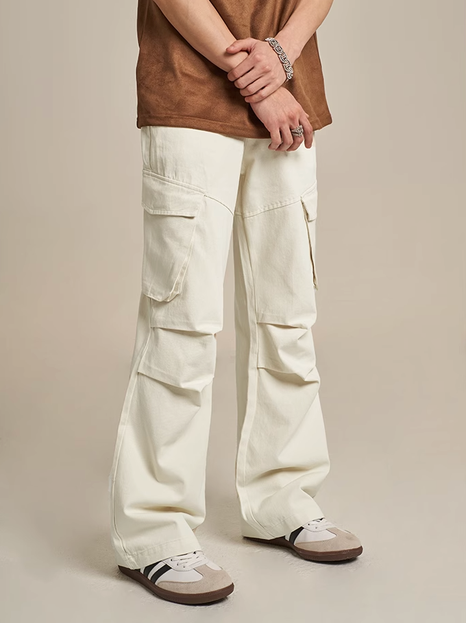 F3F Select Lazy Pleated Work Cargo Pants