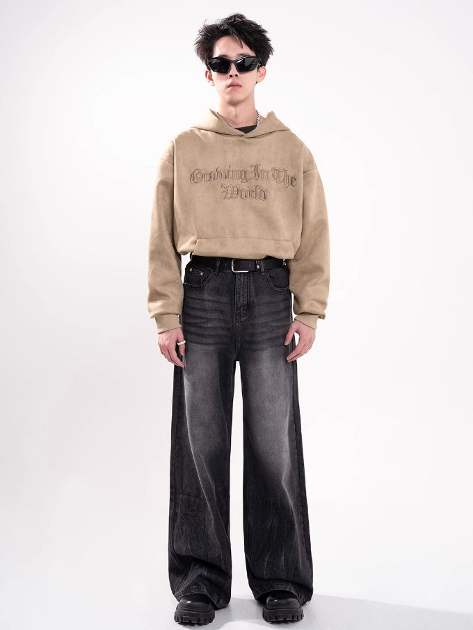 F3F Select Washed Black Gray Jeans