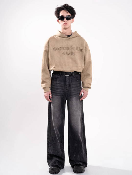 F3F Select Washed Black Gray Jeans