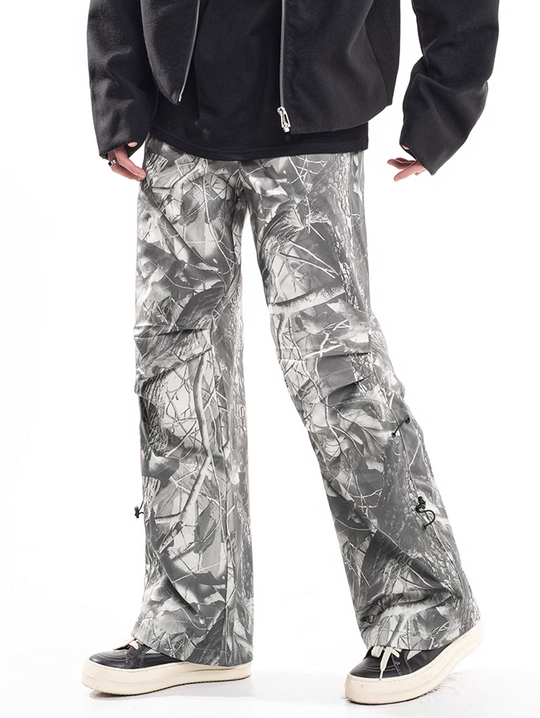 F3F Select Drawstring Leaves Camouflage Work Pants