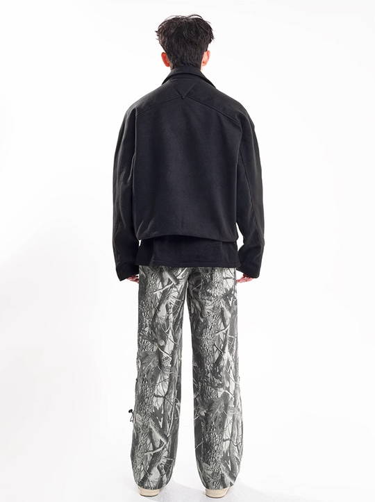 F3F Select Drawstring Leaves Camouflage Work Pants
